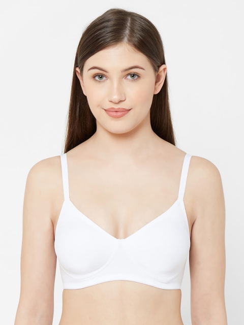 

Juliet White Solid Non-Wired Non Padded Everyday Bra 010000300000292