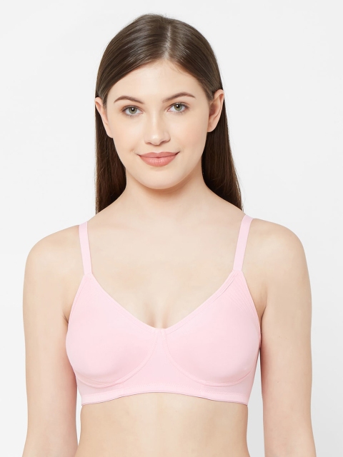 

Juliet Pink Solid Non-Wired Non Padded Everyday Bra 010000300000343