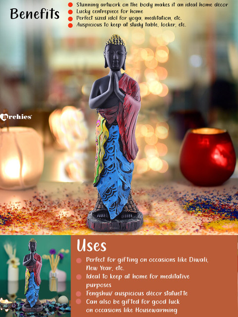 

Archies Multicolour Diwali Showpiece Gift Set, Multi