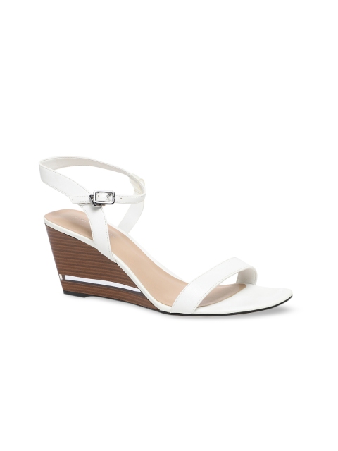 

CHARLES & KEITH Women White Solid Heels