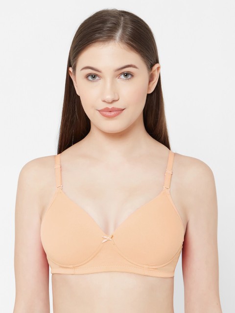 

Juliet Beige Solid Non-Wired Heavily Padded Everyday Bra 010002700006857