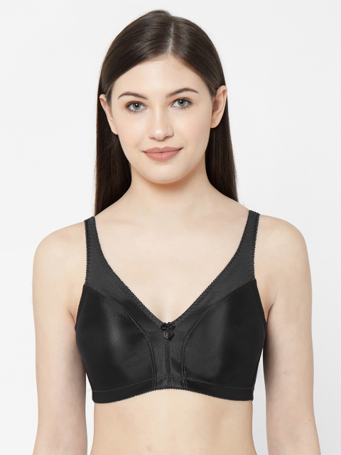 

Juliet Black Solid Non-Wired Non Padded Everyday Bra 010001900000035
