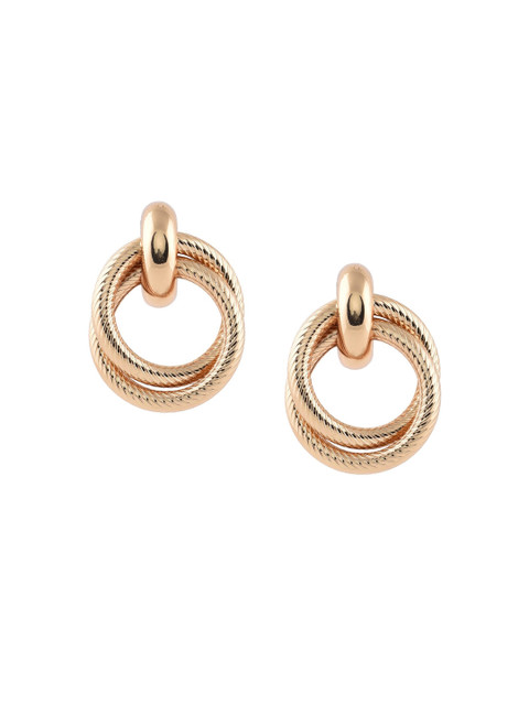

ToniQ Gold-Plated Enamelled Circular Studs