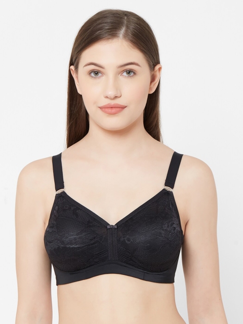 

Juliet Black Solid Non-Wired Non Padded Everyday Bra 010001900009799