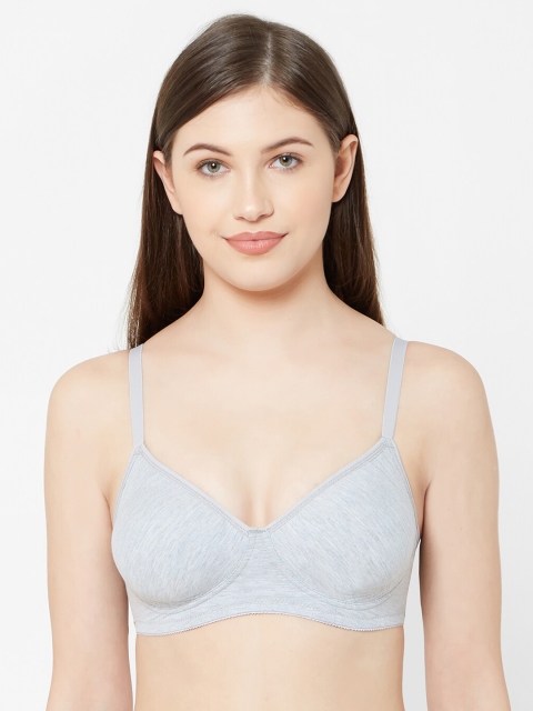 

Juliet Grey Solid Non-Wired Non Padded Everyday Bra 010000300000344