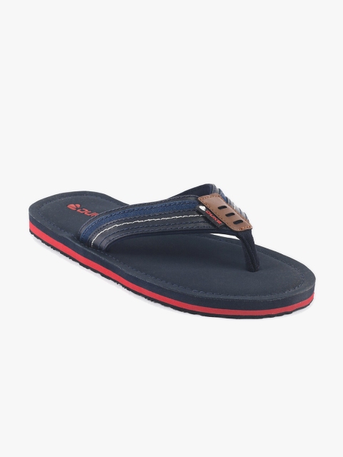 

Duke Men Navy Blue Printed Thong Flip-Flops
