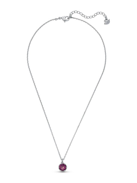 

SWAROVSKI Purple Rhodium Plated Birthstone Pendant