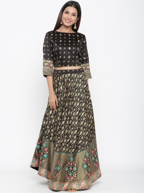 

Juniper Black Ready to Wear Lehenga with Blouse