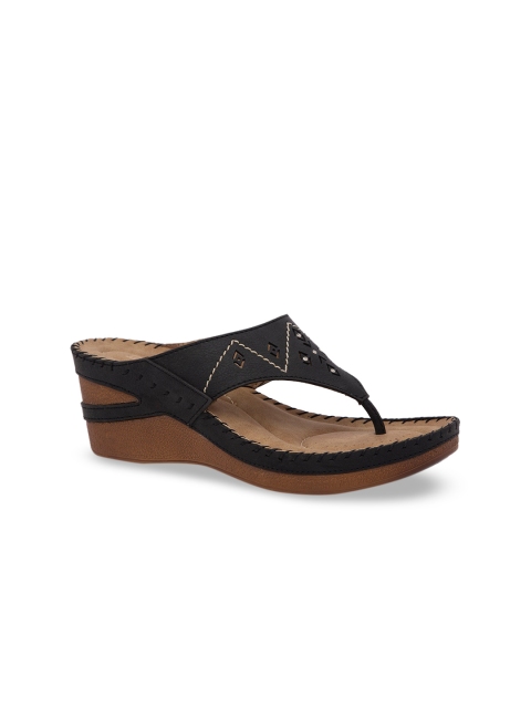 

Inc 5 Women Black Solid Wedges