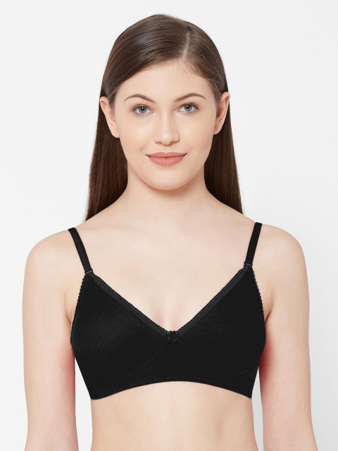 

Juliet Black Solid Non-Wired Non Padded Everyday Bra 010000300011108