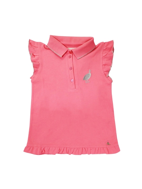 

Cherry Crumble Girls Pink Solid Top