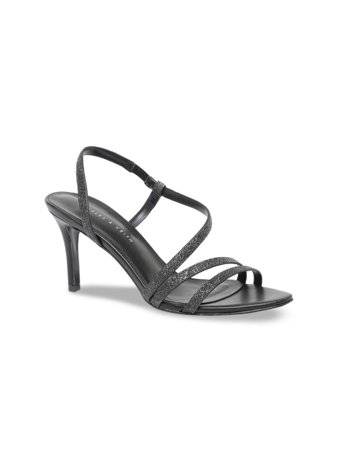 

CHARLES & KEITH Women Black Solid Stilettos