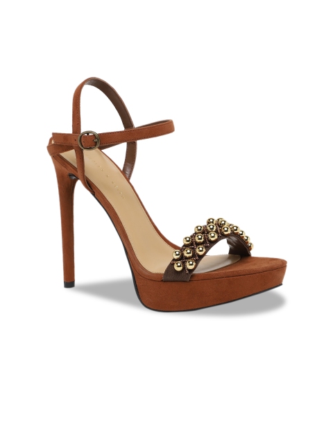 

CHARLES & KEITH Women Brown Embellished Stilettos