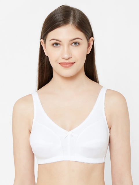 

Juliet White Solid Non-Wired Non Padded Everyday Bra