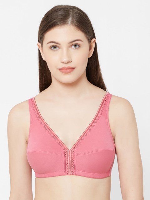 

Juliet Pink Solid Non-Wired Non Padded Everyday Bra