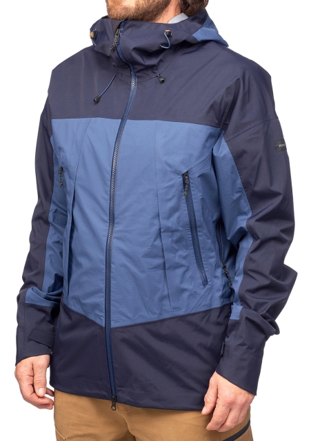 

FORCLAZ By Decathlon Men Blue Colourblocked Insulator Bomber Jacket