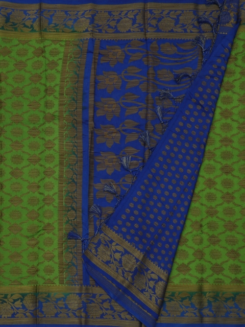 

Pothys Green Woven Design Jute Silk Saree