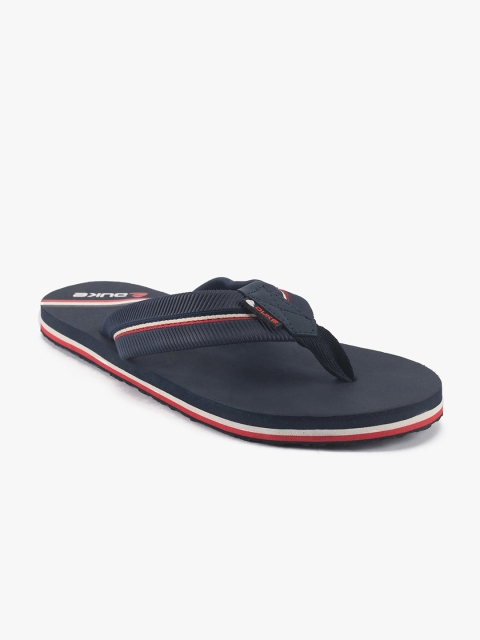

Duke Men Navy Blue Printed Thong Flip-Flops