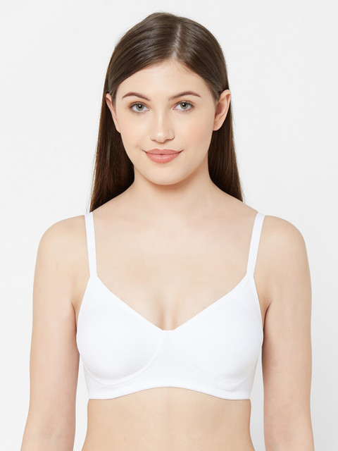

Juliet White Solid Non-Wired Non Padded Everyday Bra 010000300000244