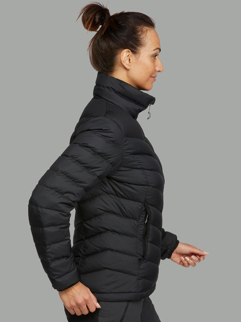 

FORCLAZ By Decathlon Women Black Solid Insulator Mountain Trekking Down Jacket