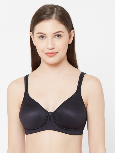 

Juliet Black Solid Non-Wired Heavily Padded Everyday Bra 010001900004014