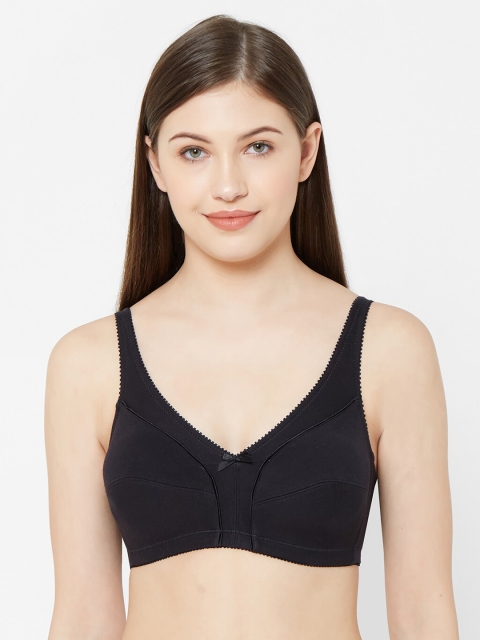 

Juliet Black Solid Non-Wired Non Padded Minimizer Bra 010001900000187