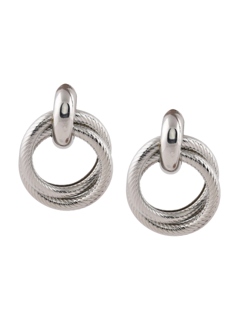 

ToniQ Silver-Plated Circular Studs