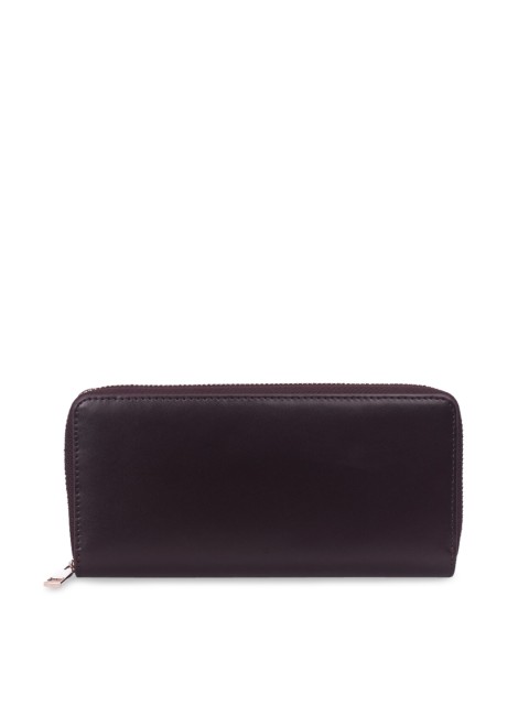 

Bagkok Women Coffee Brown Solid Zip Around Wallet
