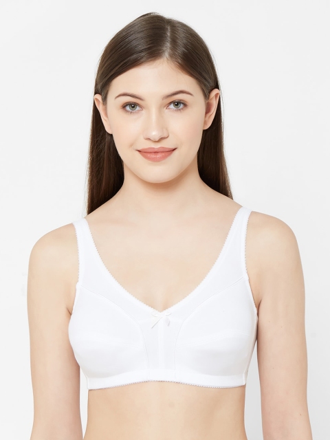 

Juliet White Solid Non-Wired Non Padded Everyday Bra 010001900000162