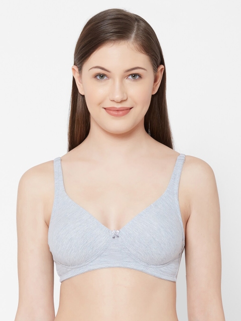

Juliet Grey Solid Non-Wired Non Padded Everyday Bra 010000300012278