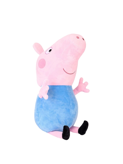 

Peppa Pig Kids Pink & Blue Colourblocked George Pig Plush Stuffed Toy