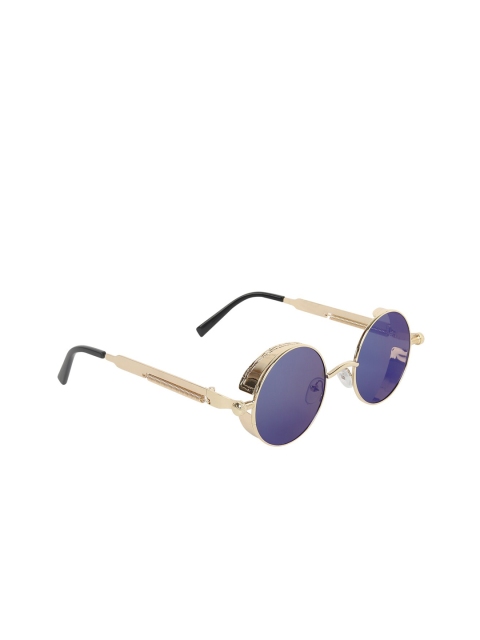 

CRIBA Unisex Round Sunglasses SP, Blue