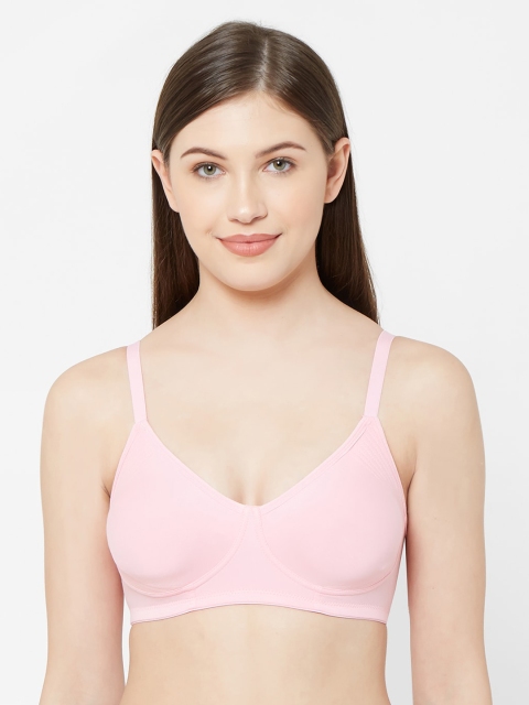 

Juliet Pink Solid Non-Wired Non Padded Everyday Bra 010000300000247