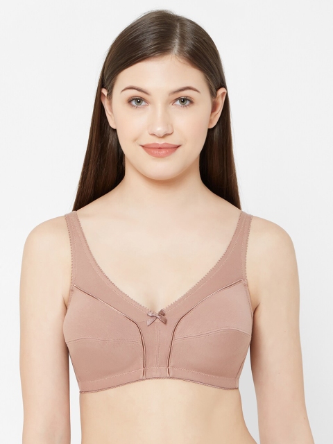

Juliet Nude-Coloured Solid Non-Wired Non Padded Minimizer Bra 010001900004034