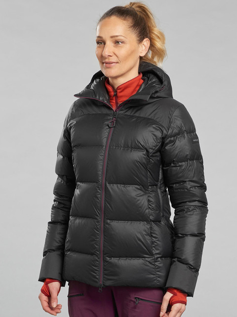 

FORCLAZ By Decathlon Women Black Solid Insulator Mountain Trekking Puffer Jacket