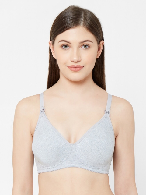 

Juliet Grey Solid Underwired Lightly Padded Everyday Bra 010000300013116