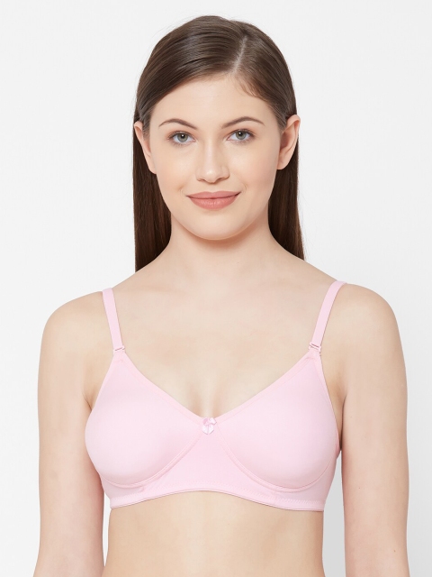 

Juliet Pink Solid Non-Wired Non Padded Everyday Bra 010000300004391