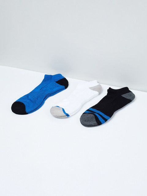 

max Men Pack of 3 Assorted Ankle Length Socks