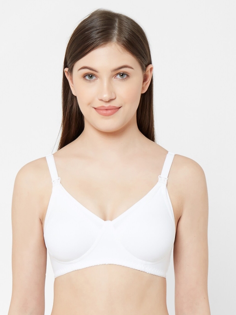 

Juliet White Solid Non-Wired Non Padded Maternity Bra 010000800000052