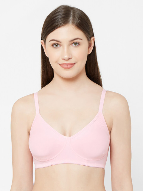 

Juliet Pink Solid Non-Wired Non Padded Everyday Bra 010000300000295