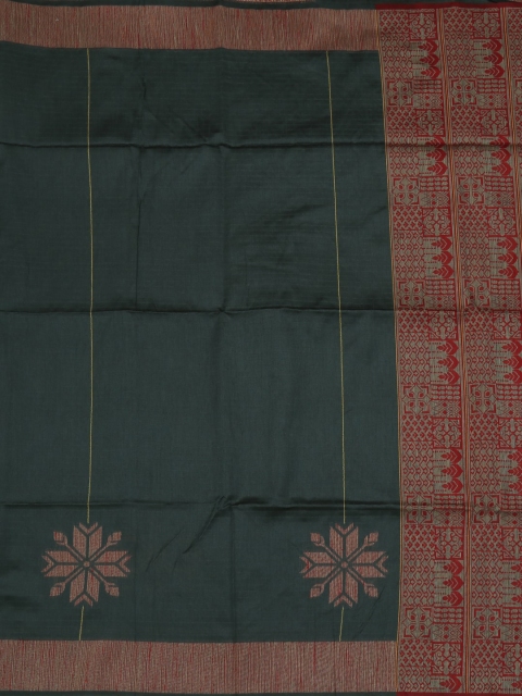 

Pothys Grey & Maroon Jute Silk Woven Design Saree