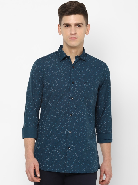 

Allen Solly Men Blue Slim Fit Printed Casual Shirt