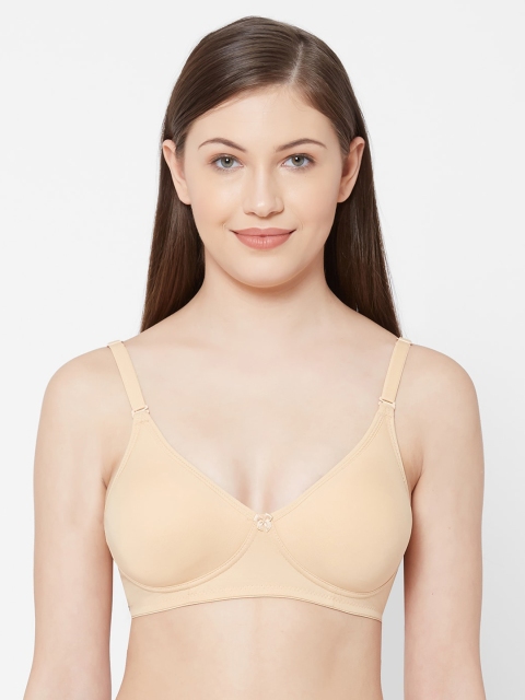 

Juliet Beige Solid Non-Wired Non Padded Everyday Bra