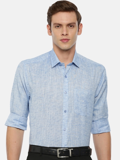 

ARISER Men Blue Regular Fit Solid Formal Shirt