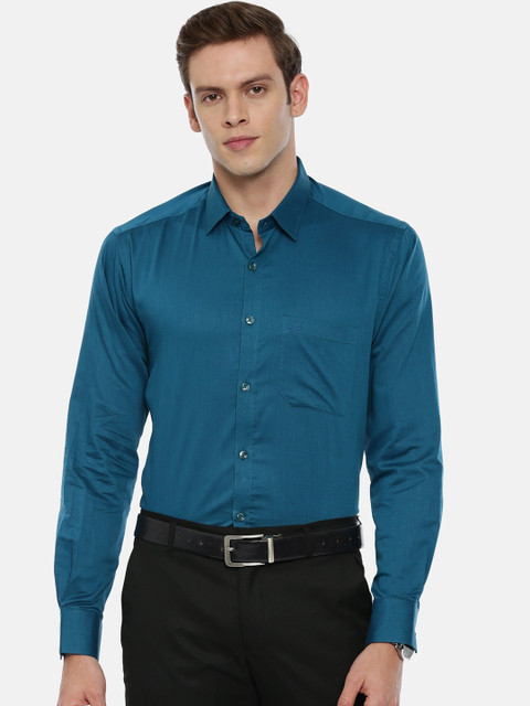 

ARISER Men Blue Regular Fit Solid Formal Shirt