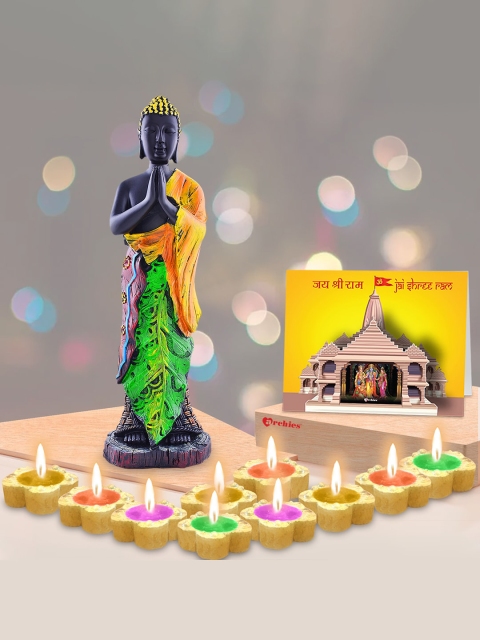 

Archies Multicolour Diwali Showpiece Gift Set, Multi