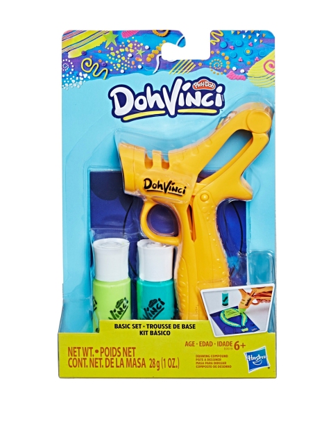 

Hasbro Unisex Kids Yellow & Blue Play-Doh Dohvinci Basic Set Arts & Crafts