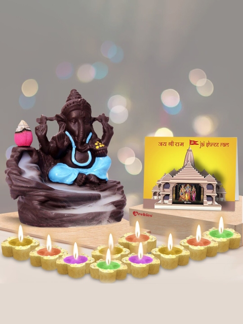 Archies Multicoloured Diwali Showpiece Gift Set, Multi