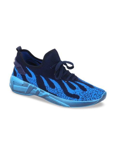 

AVAENS Men Blue Mesh Running Shoes