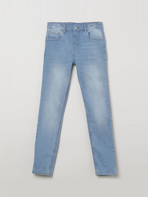 

max Boys Blue Slim Fit Mid-Rise Clean Look Jeans